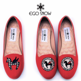 Flat shoes_Red